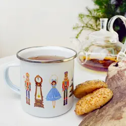 Smaltovaný hrnek Camper Louskáček