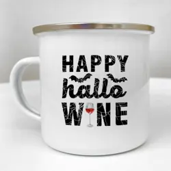 Smaltovaný hrnek Camper  Happy halloWINE