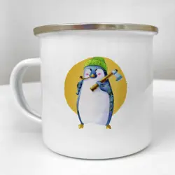 Smaltovaný hrnek Camper  Moudrý, silný, něžný