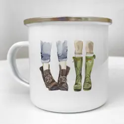 Smaltovaný hrnek Camper Spolu