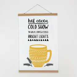 Látkový plakát na zeď  Hot cocoa
