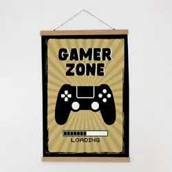 Látkový plakát na zeď Gamer zone