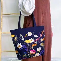 Textilní taška Tenderness V terénu – stylový shopper na zip