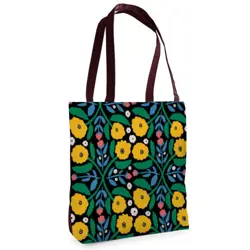 Textilní taška Tenderness Akvarel – stylový shopper na zip