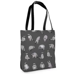 Textilní taška Tenderness Mývalové– stylový shopper na zip