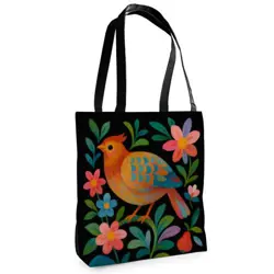 Textilní taška Tenderness Světlý pták – stylový shopper na zip