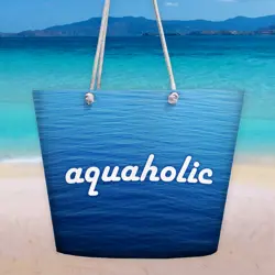Plážová taška Malibu Aquaholic
