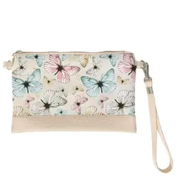 Malá kabelka přes rameno Vícebarevní motýli