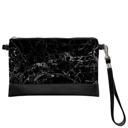 Malá kabelka přes rameno Černý mramor