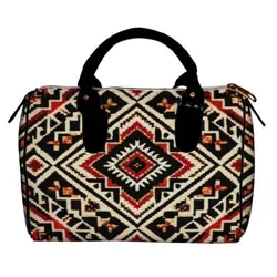 Dámská kabelka Barrel – textilní potisk Ornament 