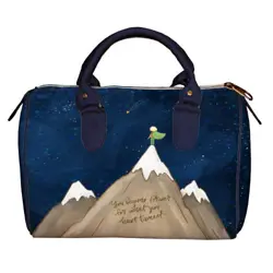 Dámská kabelka Barrel – textilní potisk Malý Princ