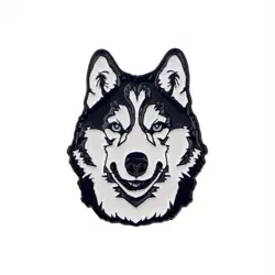 Smaltovaný pin – Husky 2,2 × 3,1 cm