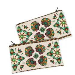 Kosmetická taška MINI – malá látková taštička s potiskem Plodnost (kosovské motivy)