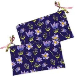 Kosmetická taška MINI – malá látková taštička s potiskem Bells