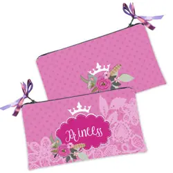 Kosmetická taška MINI – malá látková taštička s potiskem  Princess