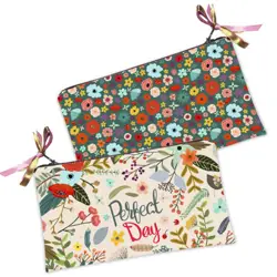 Kosmetická taška MINI – malá látková taštička s potiskem Perfect day