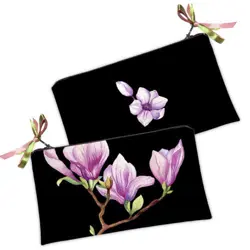 Kosmetická taška MINI – malá látková taštička s potiskem Magnolia