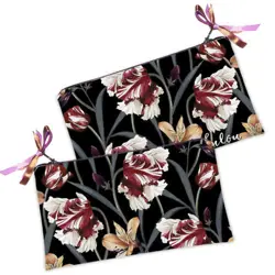 Kosmetická taška MINI – malá látková taštička s potiskem Máky