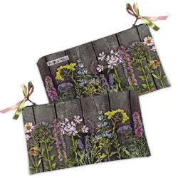 Kosmetická taška MINI – malá látková taštička s potiskem Secret Garden