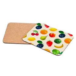 Korková podložka 25 × 19 cm – Ovoce