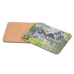 Korková podložka 25 × 19 cm – See the world