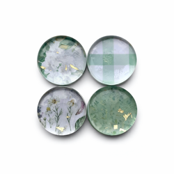 Sada magnetů Tella – kulaté magnety 2,5 cm (4 ks) Lesní ticho