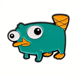 Smaltovaný pin – roztomilý kovový odznak