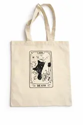 Plátěná nákupní taška Tarot – Death