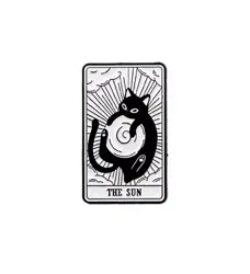 Pin – kočičí tarot "the sun"