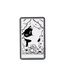 Pin – kočičí tarot "laska"