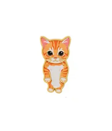 Smaltovaný pin Zrzavé kotě