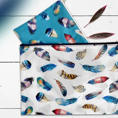 Kosmetická taštička Double  Peří