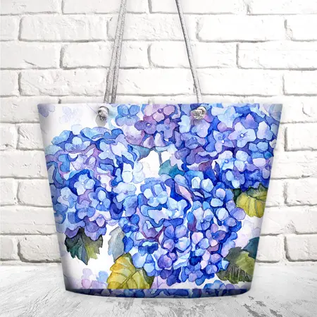 Plážová taška Malibu Hortenzie