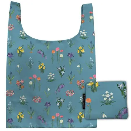 Skládací nákupní taška Jarní květiny