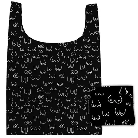 Skládací nákupní taška Prsa