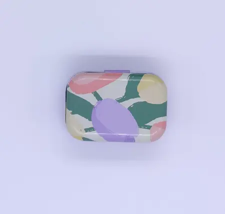 Plechová krabička tulipan