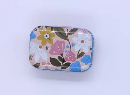 Plechová krabička Květiny Luční