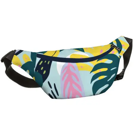 Ledvinka BUMBAG Tropické listy