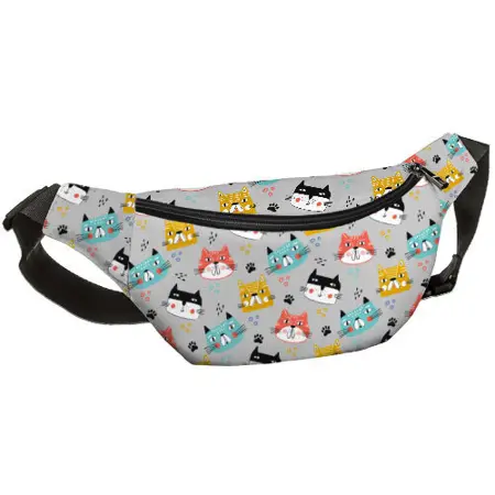 Ledvinka BUMBAG Kočičí tváře