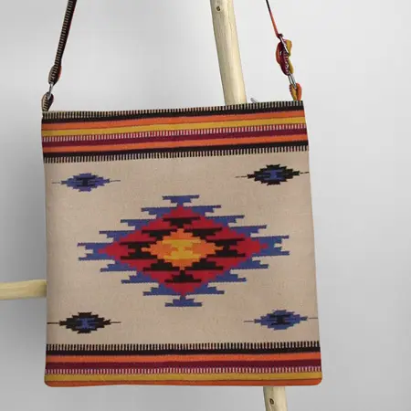 Kabelka Taystra Ornament na béžovém pozadí