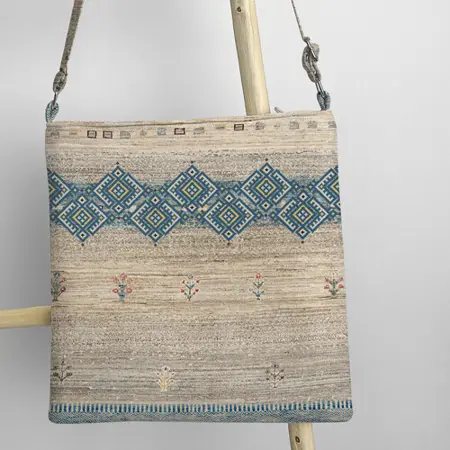 Kabelka Taystra  Modrý vzor