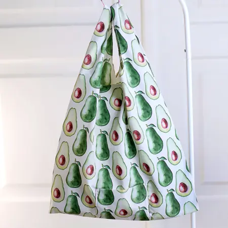 Skládací nákupní taška Avokádo