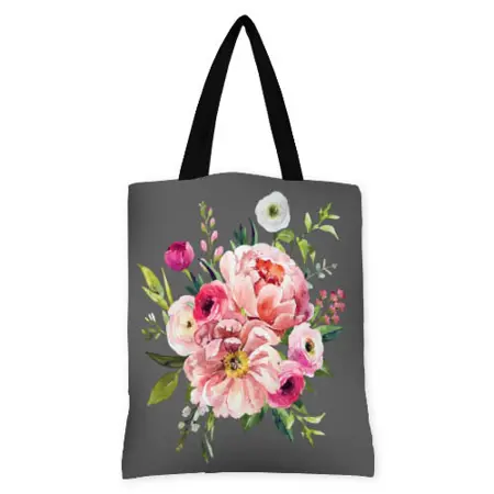 Kabelka original  Jemné růžové květy