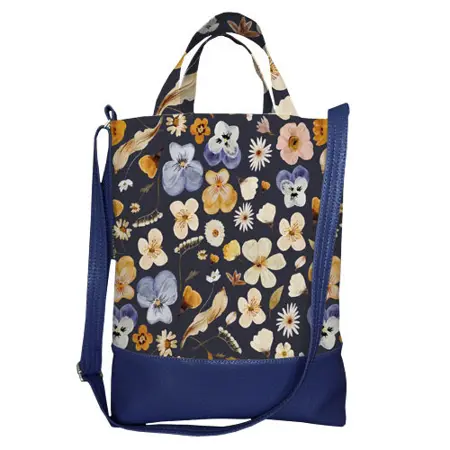 Kabelka city Fialky a sedmikrásky