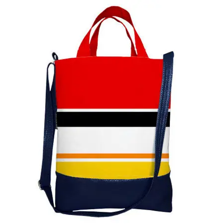 Kabelka city Barevné pruhy