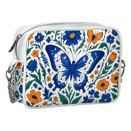 Kabelka na řetízku Cherie Modrý motýl