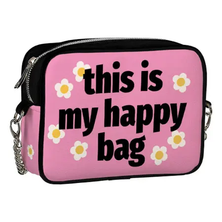 Kabelka na řetízku Cherie  "This is my happy bag"
