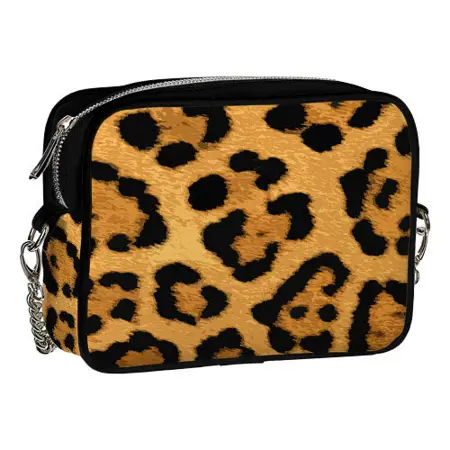 Kabelka na řetízku Cherie Leopardí potisk
