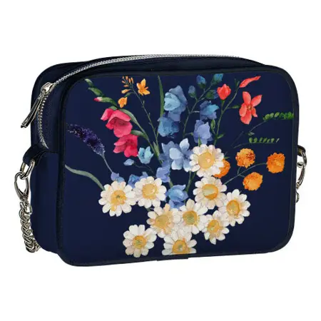 Kabelka na řetízku Cherie Jemná kytice