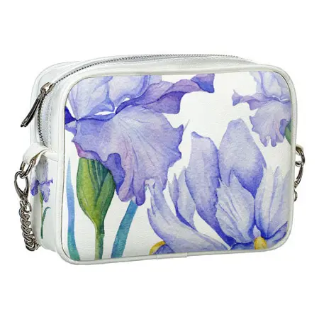 Kabelka na řetízku Cherie kosatce